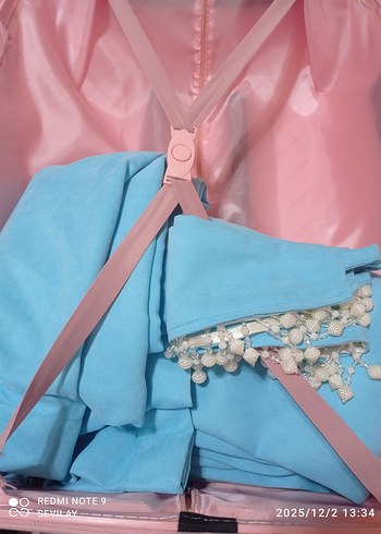 Açık Mavi Modern Fon Perdeler 85×270 - Görsel 15