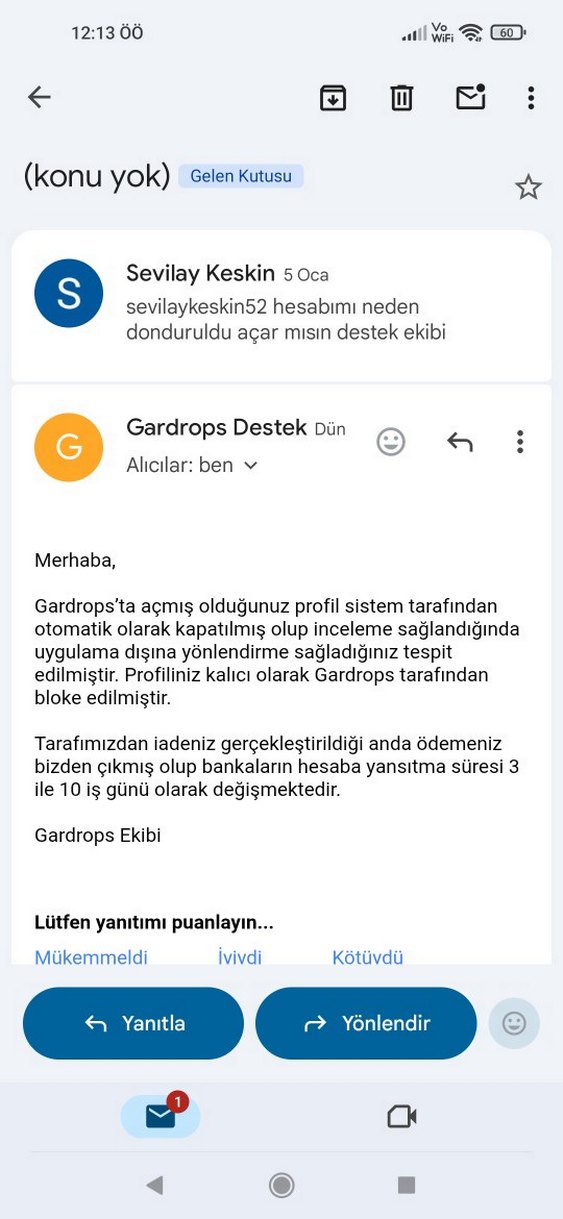 hesabım kapatılmıştı - Görsel 5