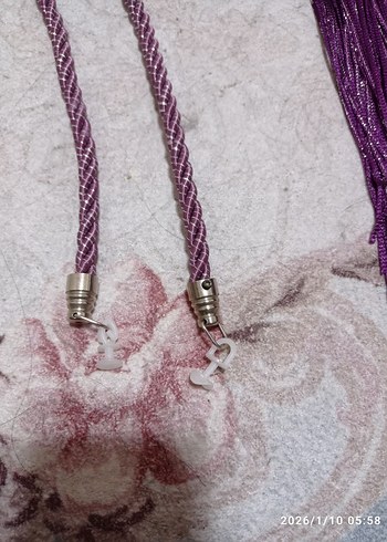 Mor Bohem Modern Perde Bağı - Görsel 10