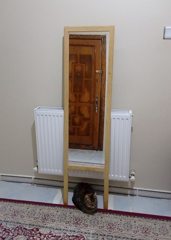 Bej Ayaklı Boy Aynası - Görsel 7