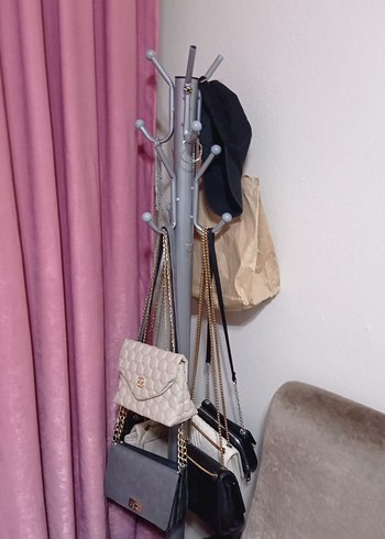 Gri Ayaklı Çoklu Askılık - Görsel 7