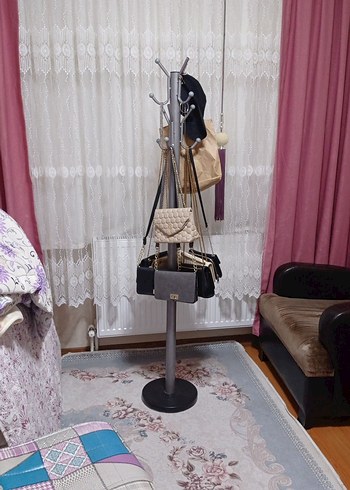 Gri Ayaklı Çoklu Askılık - Görsel 12