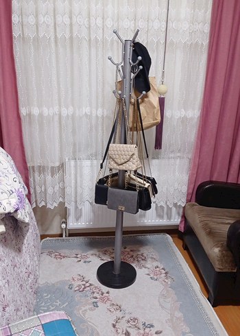 Gri Ayaklı Çoklu Askılık - Görsel 10