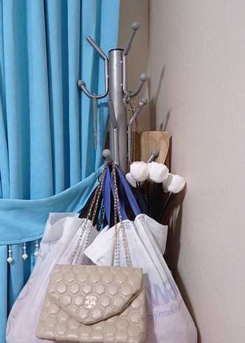 Gri Ayaklı Çoklu Askılık - Görsel 2