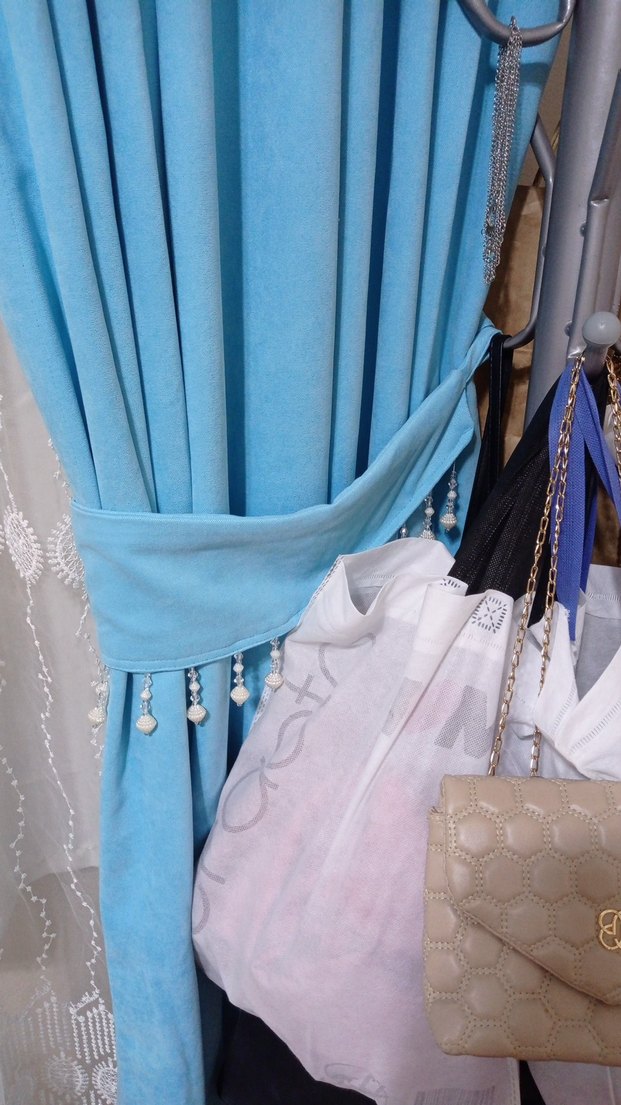 Pastel Mavi Modern Perde - Görsel 2