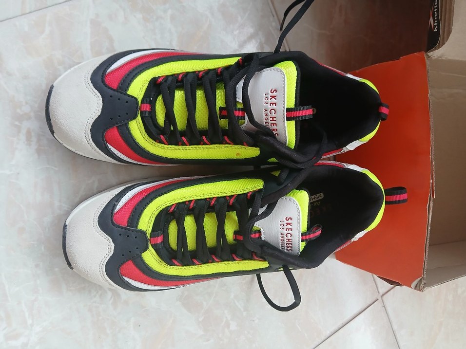 Renkli Erkek Spor Ayakkabı Skechers - Görsel 4