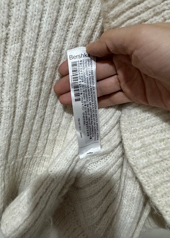 Krem rengiÖrgü Kadın Hırka - Görsel 3