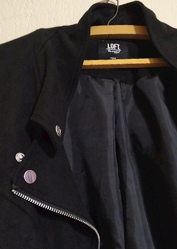 Loft Siyah Biker Ceket