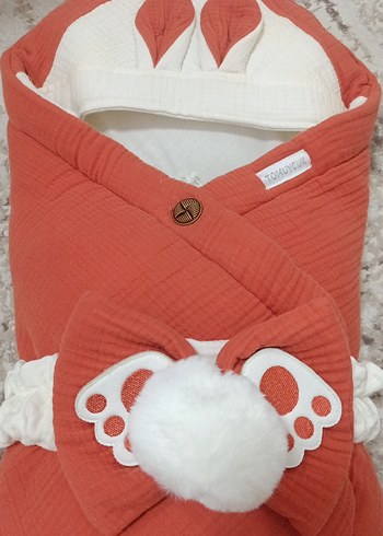 4 kat müslim kiremit bebek battaniyesi. - Görsel 2