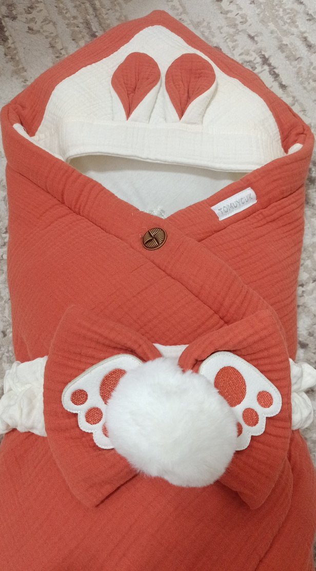 4 kat müslim kiremit bebek battaniyesi. - Görsel 2