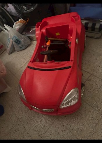 Koyu Kırmızı Elektrikli Sürüş Arabası - Görsel 2