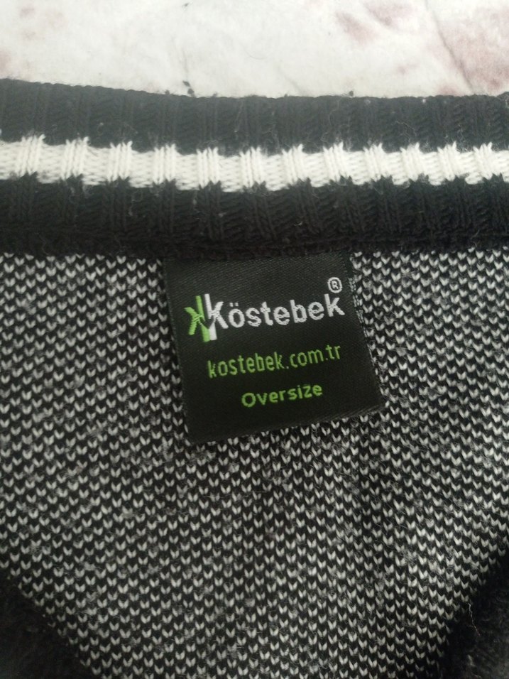 Köstebek Oversize Unisex Kazak - Görsel 2