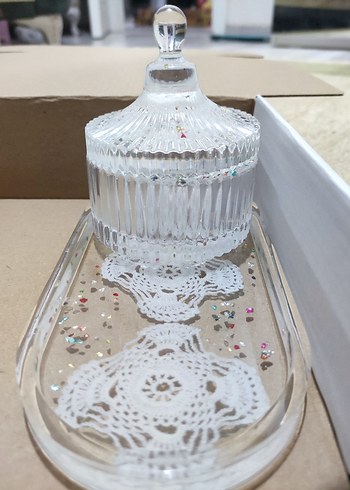 Nakışlı Epoksi Sunumluk Seti - Görsel 4