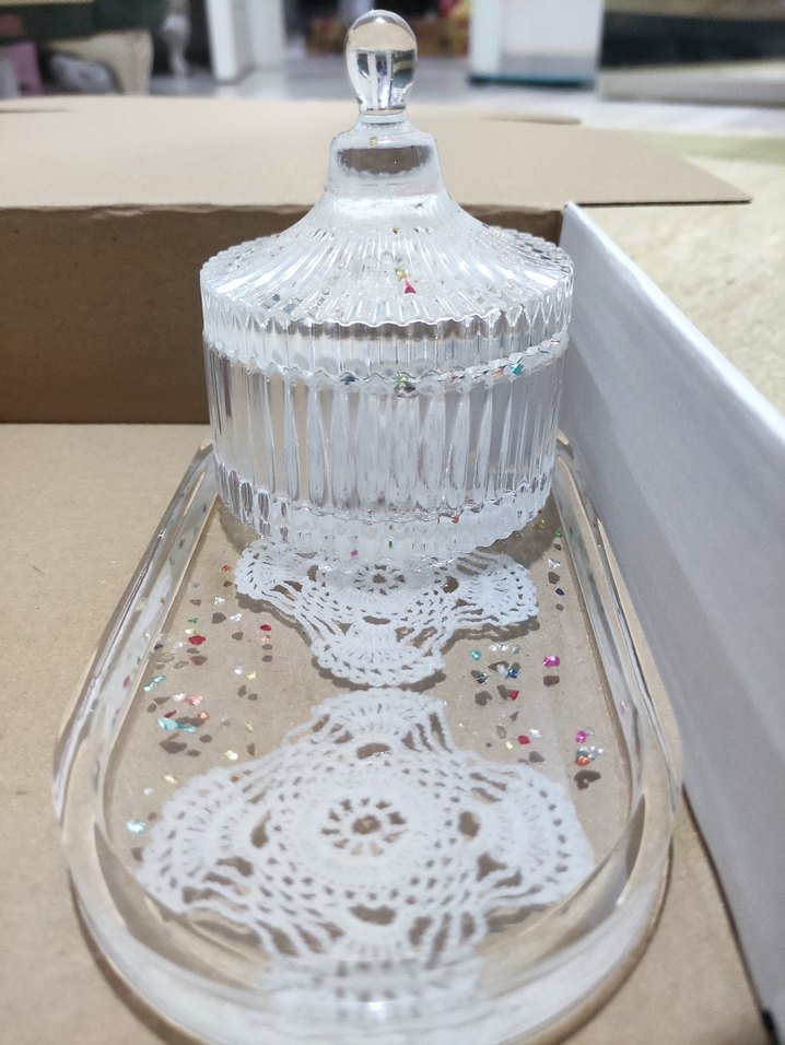 Nakışlı Epoksi Sunumluk Seti - Görsel 4