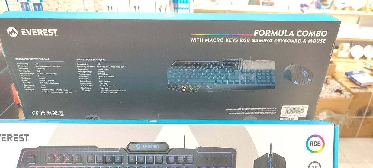 Everest Siyah RGB Aydınlatmalı Klavye - Görsel 2