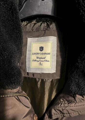 Haki yeşil Kürklü Kadın Kışlık Mont - Görsel 2