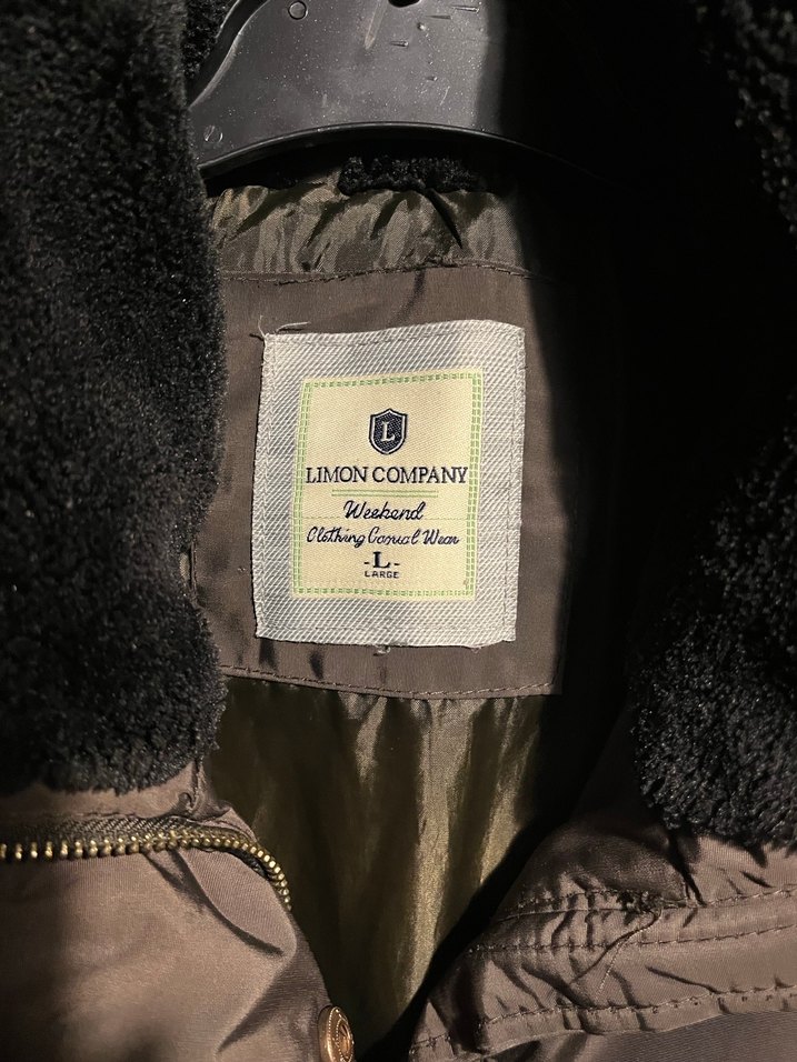 Haki yeşil Kürklü Kadın Kışlık Mont - Görsel 2