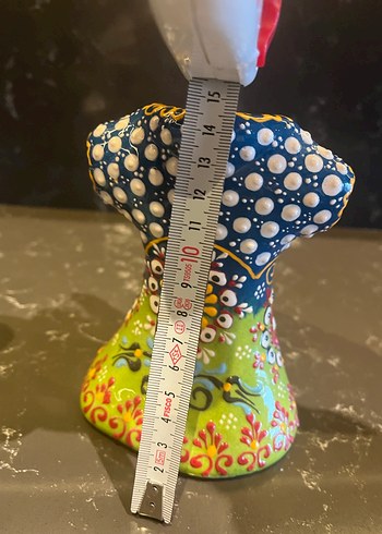 Renkli El Boyaması Seramik kaftan - Görsel 3