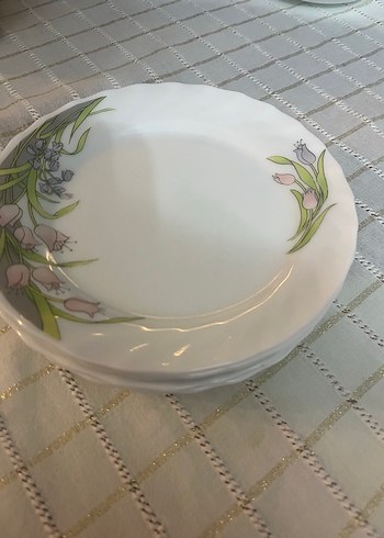 Pastel Çiçek Desenli parlex Kahve Fincanı Seti - Görsel 4