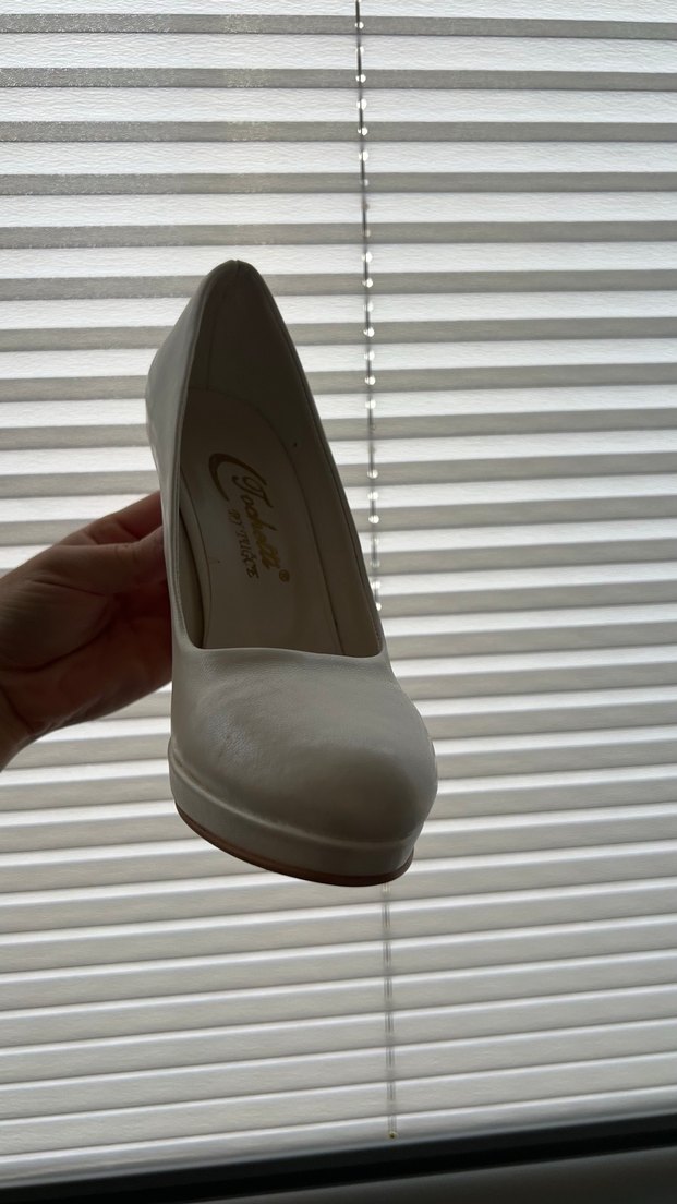 Bej Gri Yüksek Topuklu Kadın Stiletto - Görsel 3