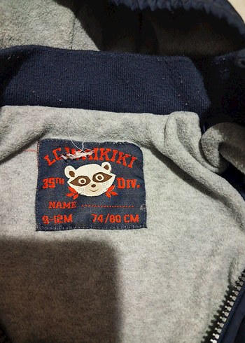 Kapüşonlu Koyu Gri Erkek Çocuk Mont - Görsel 3