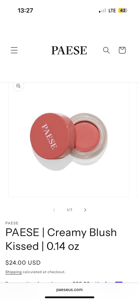 PAESE Krem Allık Kissed 0.14 oz Pembe - Görsel 5