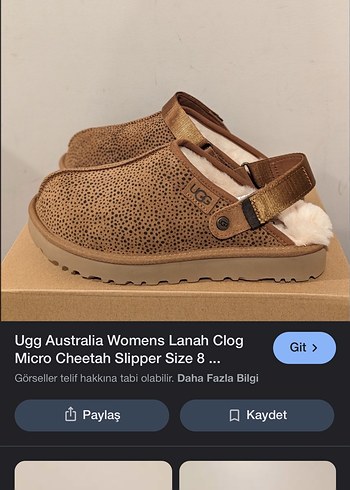 ugg lanah clog orjinal 38 - Görsel 5