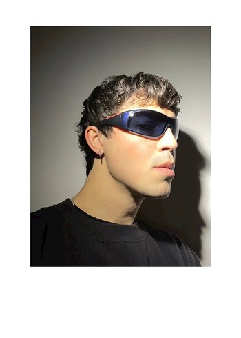 vintage prada linea rossa güneş gözlüğü - Görsel 5