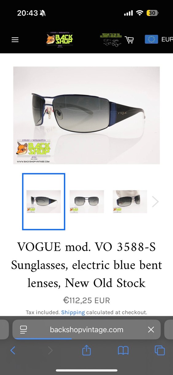 vintage vogue vo 3588-s güneş gözlüğü - Görsel 5