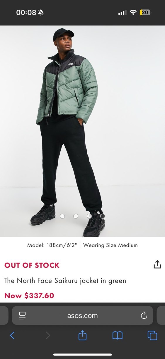 The North Face Saikuru Yeşil Mont - Görsel 3