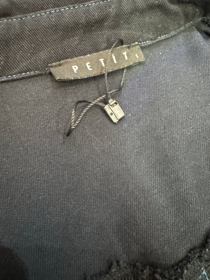 Düğmeli Gri Denim Kadın Gömlek - Görsel 4