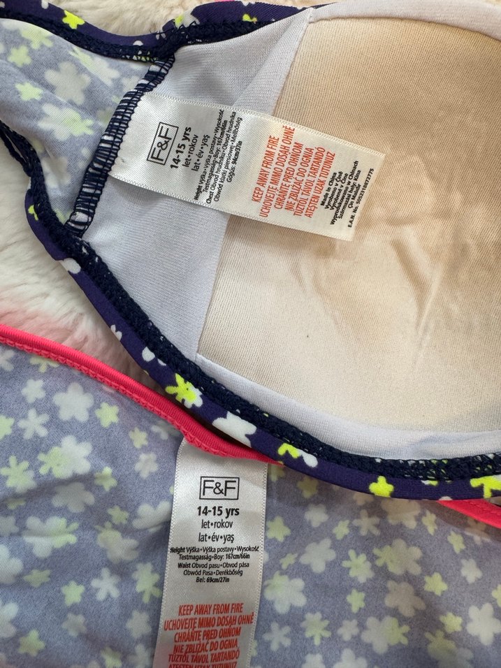 Çiçek Desenli Mini Kadın Bikini - Görsel 4