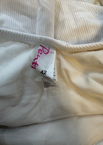 Penti Beyaz İpli Kadın Mayo - Görsel 4