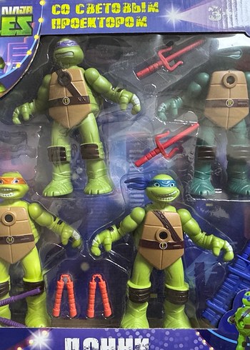 Ninja Kaplumbağalar Aksiyon Figür Seti
