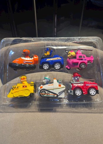 Renkli Oyuncak Araç Seti 6 Parça