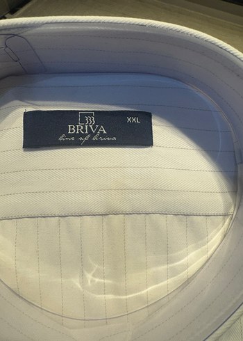 BRIVA Beyaz uzun Kollu Erkek Gömlek - Görsel 3