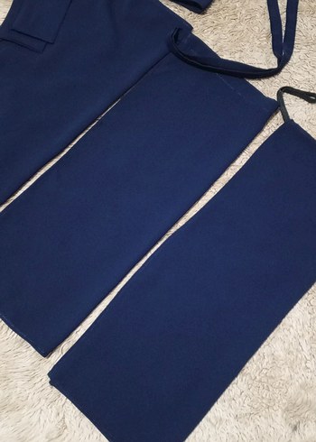 Lacivert peçe takımı üçlü- Bağlamalı, Bağcıklı, Lastikli - Görsel 2