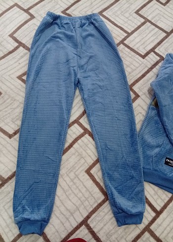 Mavi Erkek Uzun Kollu Rahat Pijama Altı - Görsel 2