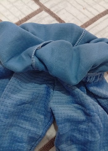 Mavi Erkek Uzun Kollu Rahat Pijama Altı - Görsel 7