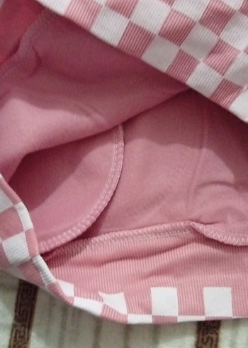 Pembe Kapüşonlu Kız Eşofman Takımı - Görsel 6