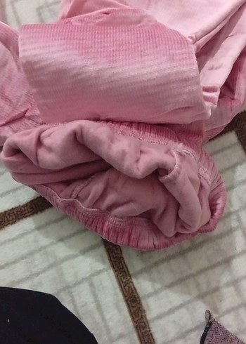 Pembe Kapüşonlu Kız Eşofman Takımı - Görsel 7