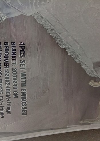 Gri Nakışlı Nevresim Takımı - Görsel 12