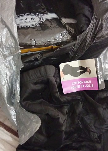 Siyah Kadın Midi Boy Sıcak kadife picama - Görsel 6