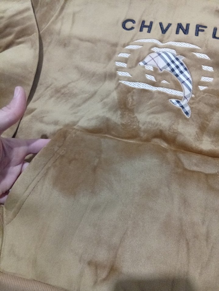 Kahverengi Baskılı Erkek Polar Sweatshirt - Görsel 3