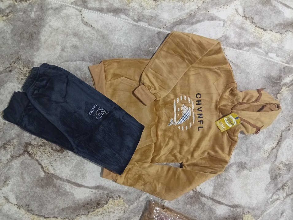 Kahverengi Baskılı Erkek Polar Sweatshirt - Görsel 2