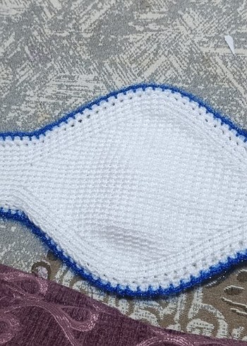 Pembe Kenarlı Gri Banyo Süngeri - Görsel 2