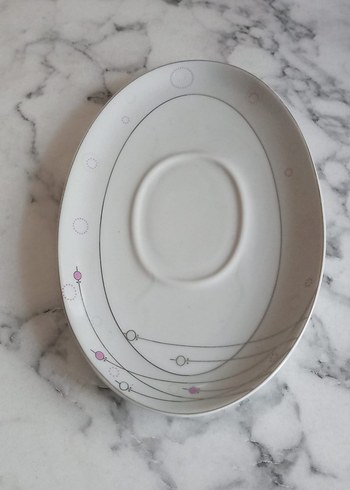 Gri Detaylı Beyaz Yemek Takımı 84 parca - Görsel 12