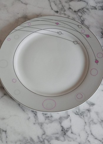 Gri Detaylı Beyaz Yemek Takımı 84 parca - Görsel 7