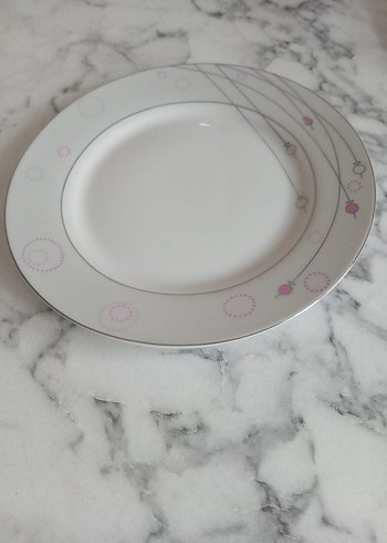 Gri Detaylı Beyaz Yemek Takımı 84 parca - Görsel 8