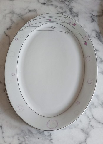 Gri Detaylı Beyaz Yemek Takımı 84 parca - Görsel 5